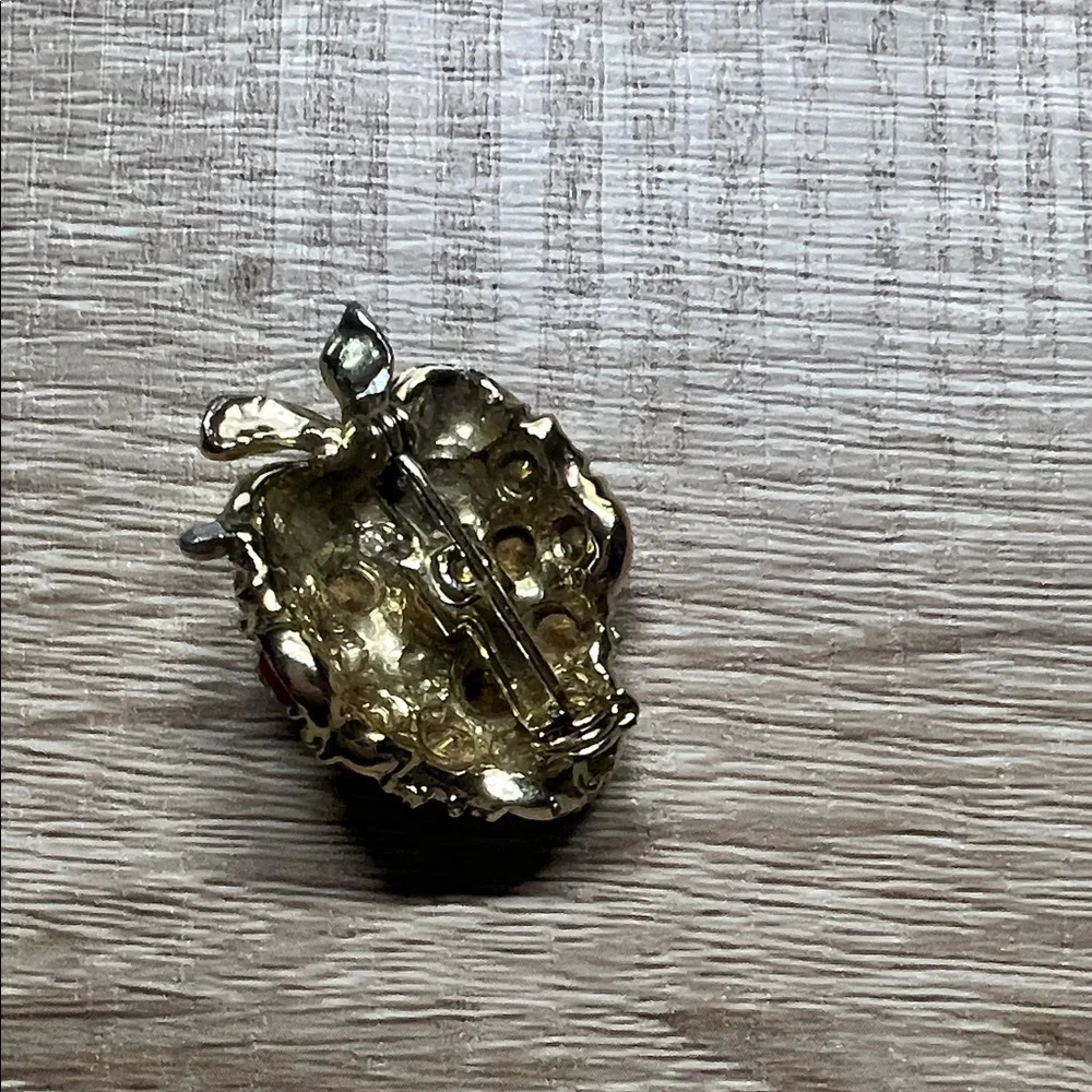 Vintage Strawberry Brooch
